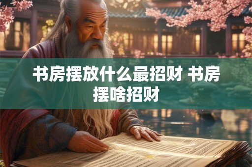 书房摆放什么最招财 书房摆啥招财