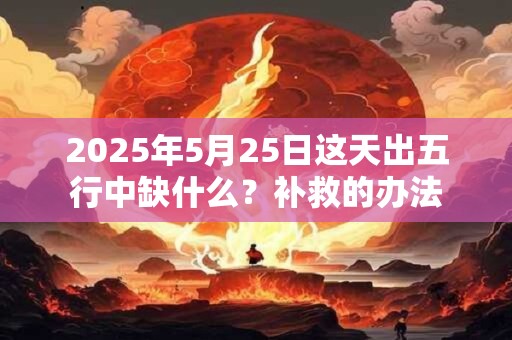 2026年5月25日这天出五行中缺什么？补救的办法