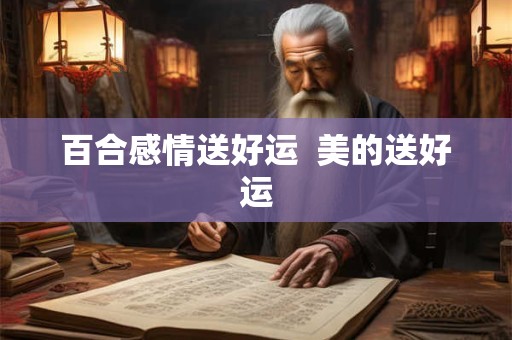 百合感情送好运  美的送好运