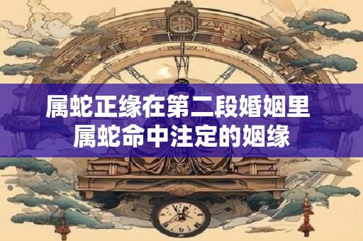 属蛇正缘在第二段婚姻里 属蛇命中注定的姻缘