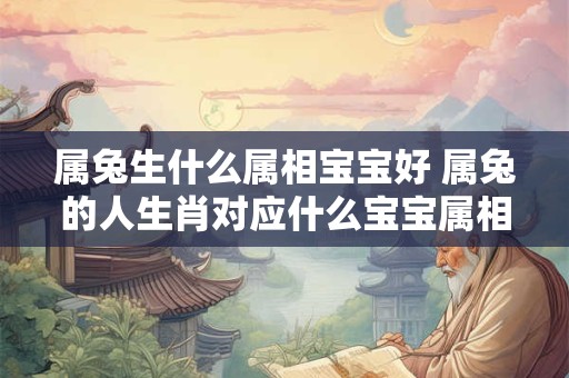 属兔生什么属相宝宝好 属兔的人生肖对应什么宝宝属相比较好