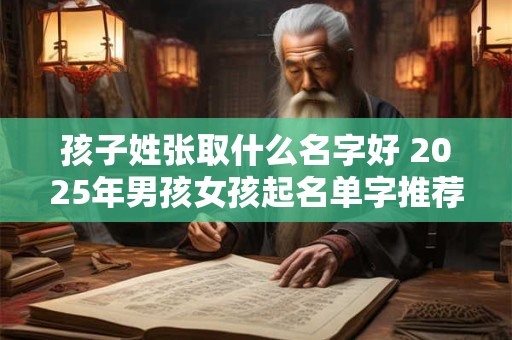 孩子姓张取什么名字好 2025年男孩女孩起名单字推荐
