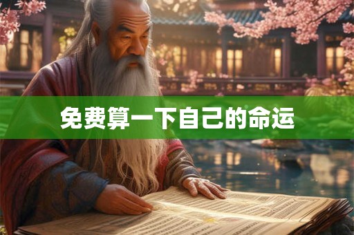 免费算一下自己的命运