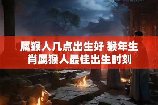 属猴人几点出生好 猴年生肖属猴人最佳出生时刻