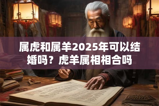 属虎和属羊2025年可以结婚吗？虎羊属相相合吗