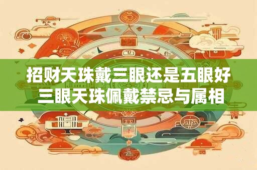 招财天珠戴三眼还是五眼好 三眼天珠佩戴禁忌与属相