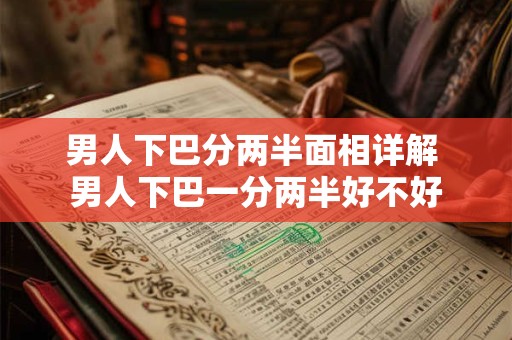 男人下巴分两半面相详解 男人下巴一分两半好不好