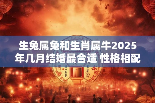 生兔属兔和生肖属牛2025年几月结婚最合适 性格相配吗 生兔属兔和生肖属牛2025年几月结婚最合适 性格相配吗