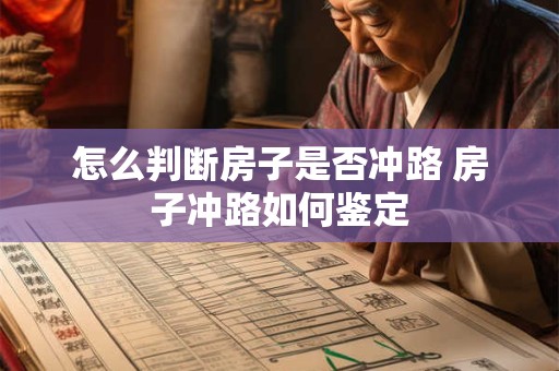 怎么判断房子是否冲路 房子冲路如何鉴定