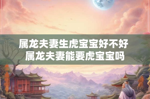 属龙夫妻生虎宝宝好不好 属龙夫妻能要虎宝宝吗
