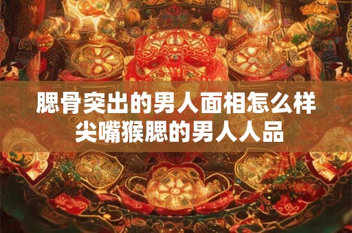 腮骨突出的男人面相怎么样 尖嘴猴腮的男人人品