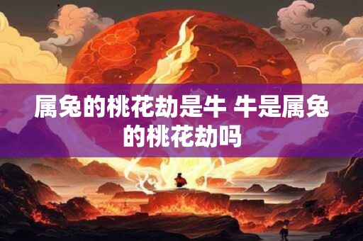 属兔的桃花劫是牛 牛是属兔的桃花劫吗
