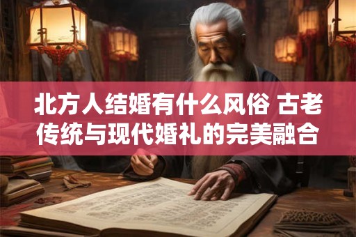 北方人结婚有什么风俗 古老传统与现代婚礼的完美融合
