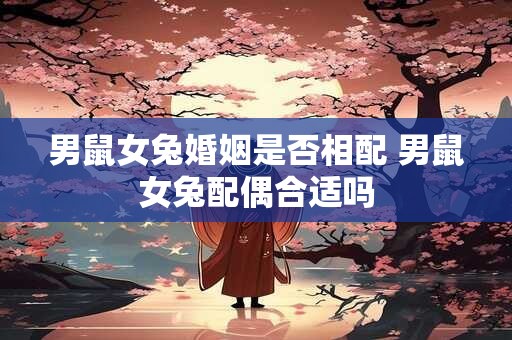 男鼠女兔婚姻是否相配 男鼠女兔配偶合适吗 男鼠女兔婚姻是否相配 男鼠女兔配偶合适吗