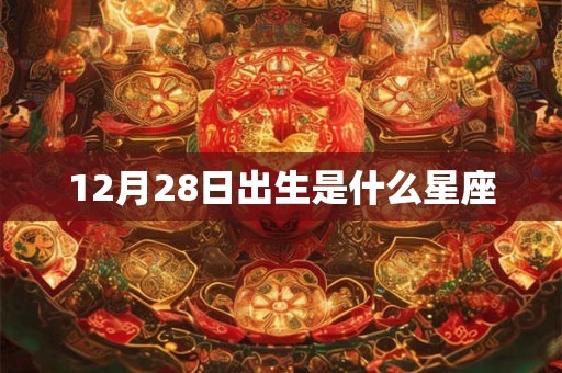12月28日出生是什么星座
