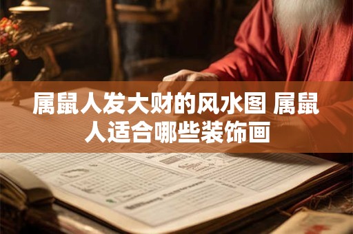 属鼠人发大财的风水图 属鼠人适合哪些装饰画