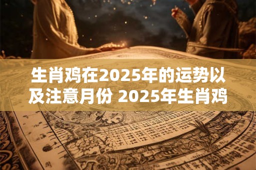 生肖鸡在2025年的运势以及注意月份 2025年生肖鸡的运势和月份需谨慎
