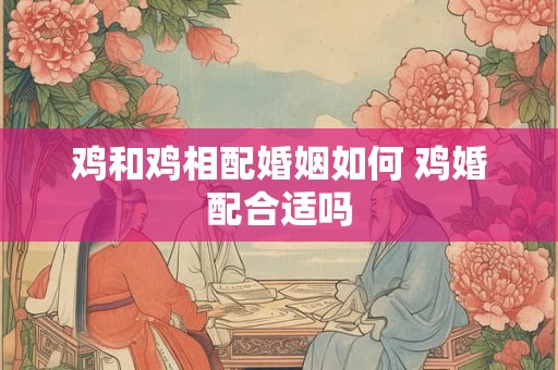 鸡和鸡相配婚姻如何 鸡婚配合适吗