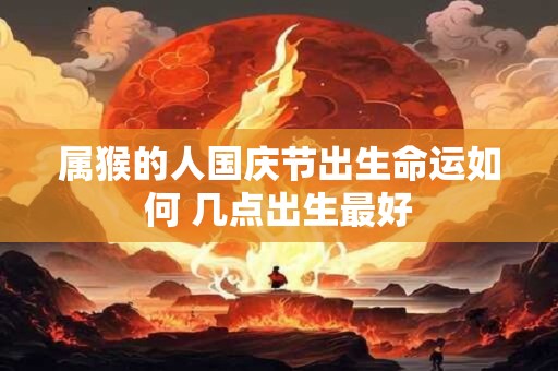 属猴的人国庆节出生命运如何 几点出生最好