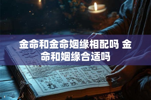 金命和金命姻缘相配吗 金命和姻缘合适吗 金命和金命姻缘相配吗 金命和姻缘合适吗
