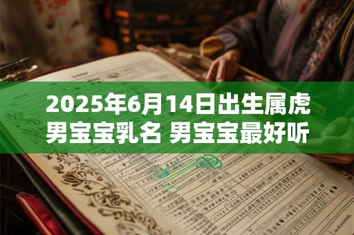 2025年6月14日出生属虎男宝宝乳名 男宝宝最好听顺口的乳名