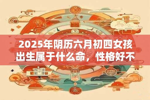2025年阴历六月初四女孩出生属于什么命，性格好不好相处？