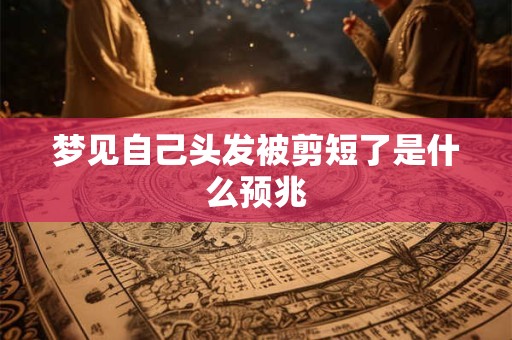 梦见自己头发被剪短了是什么预兆