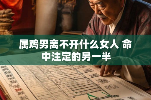 属鸡男离不开什么女人 命中注定的另一半