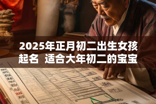 2025年正月初二出生女孩起名 适合大年初二的宝宝名字 2025年正月初二出生女孩起名 适合大年初二的宝宝名字