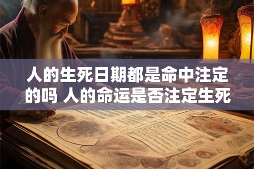 人的生死日期都是命中注定的吗 人的命运是否注定生死