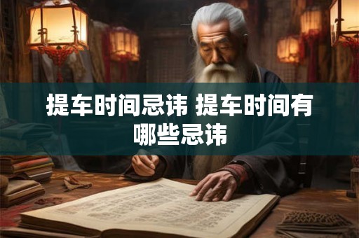 提车时间忌讳 提车时间有哪些忌讳