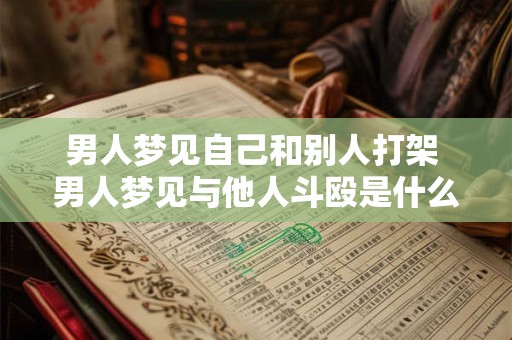 男人梦见自己和别人打架 男人梦见与他人斗殴是什么梦兆