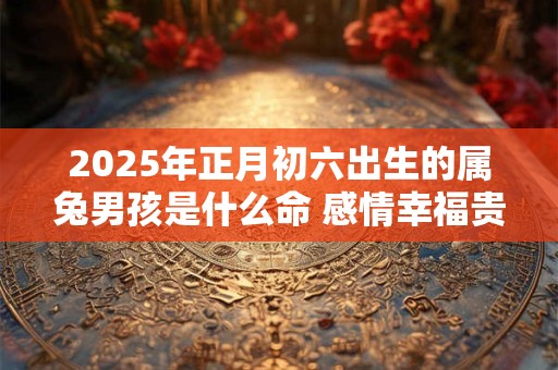 2025年正月初六出生的属兔男孩是什么命 感情幸福贵人指引