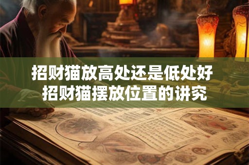 招财猫放高处还是低处好 招财猫摆放位置的讲究