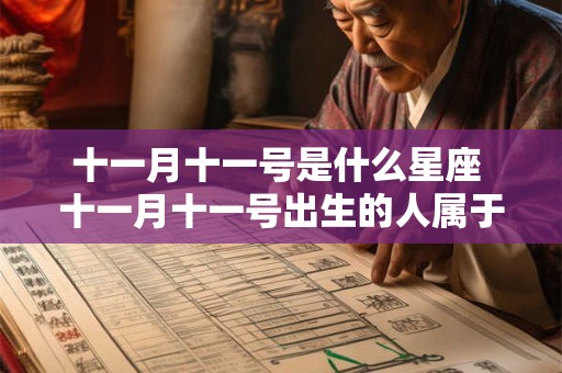 十一月十一号是什么星座 十一月十一号出生的人属于哪个星座