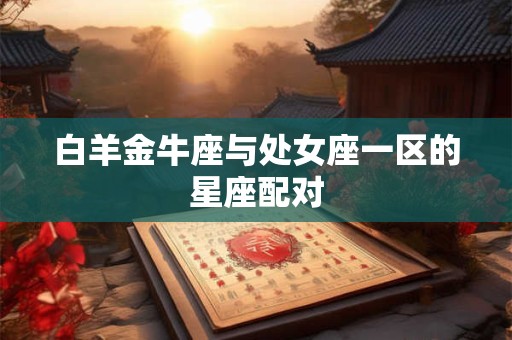 白羊金牛座与处女座一区的星座配对