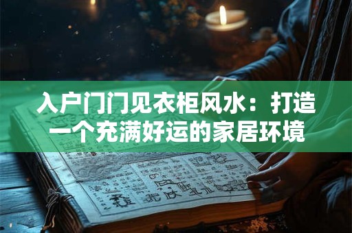 入户门门见衣柜风水：打造一个充满好运的家居环境