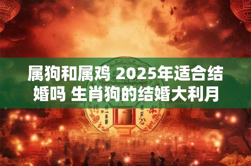 属狗和属鸡 2025年适合结婚吗 生肖狗的结婚大利月