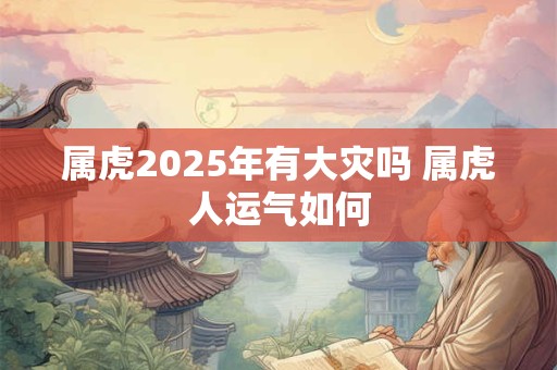 属虎2025年有大灾吗 属虎人运气如何