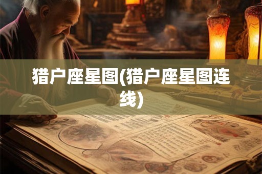 猎户座星图(猎户座星图连线)