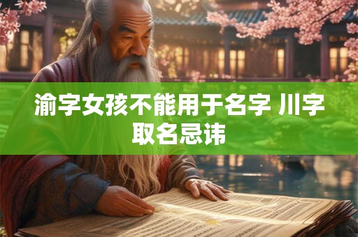 渝字女孩不能用于名字 川字取名忌讳