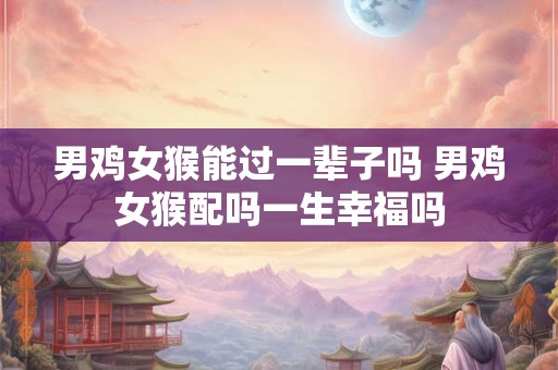 男鸡女猴能过一辈子吗 男鸡女猴配吗一生幸福吗 男鸡女猴能过一辈子吗 男鸡女猴配吗一生幸福吗