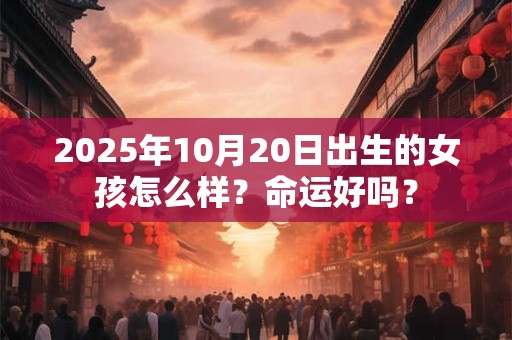 2025年10月20日出生的女孩怎么样？命运好吗？