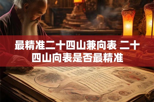 最精准二十四山兼向表 二十四山向表是否最精准