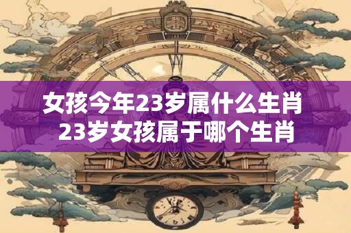 女孩今年23岁属什么生肖 23岁女孩属于哪个生肖
