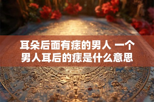 耳朵后面有痣的男人 一个男人耳后的痣是什么意思