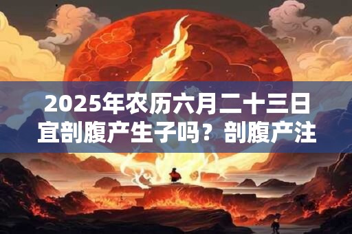 2025年农历六月二十三日宜剖腹产生子吗？剖腹产注意事项