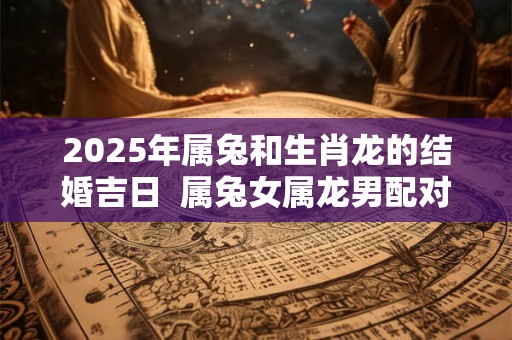 2025年属兔和生肖龙的结婚吉日  属兔女属龙男配对怎么样
