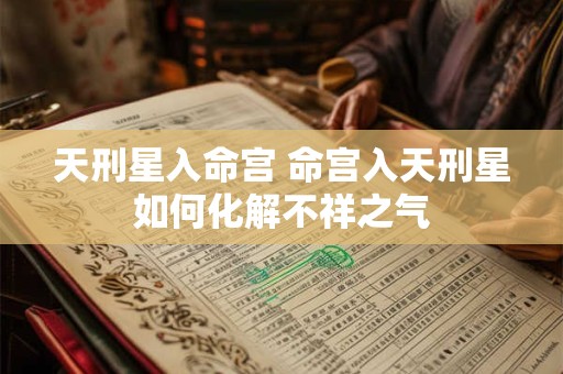 天刑星入命宫 命宫入天刑星如何化解不祥之气