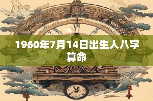1960年7月14日出生人八字算命